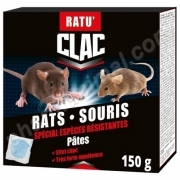 RATU\'CLAC PATE SOURIS/RATS	b/150 g   pate	(7j)